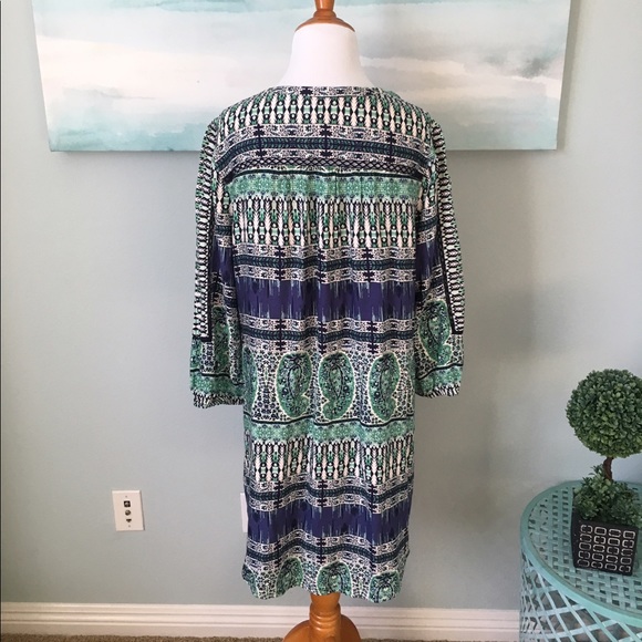 Lucky Shirtdress Tunic Paisley Dress - Picture 7 of 7